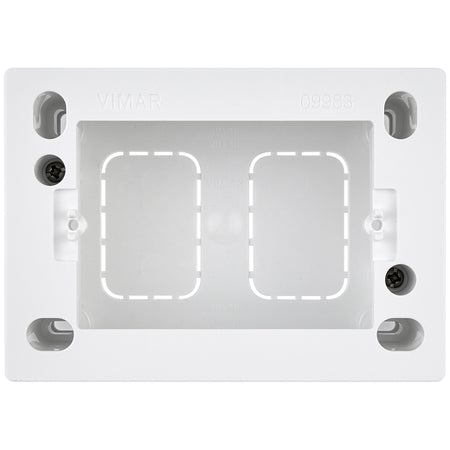 Vimar Surface Mounting Box, 3-Module, For Eikon/Idea/Plana, 35/45 mm Depth, IP20 — Quality Boat Parts