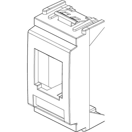 Vimar Idea MINI-COM Panduit Module Adapter, 25 x 50 x 21 mm — Quality Boat Parts