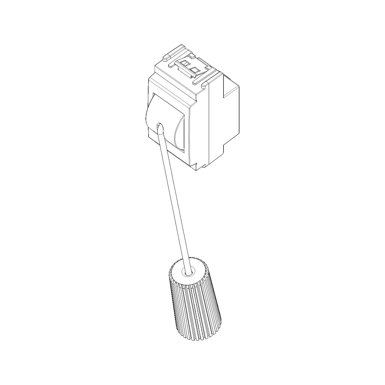 Vimar Idea Cord-Operated Push Button, 1P NC, 10A 250V, 1.5 m Cord, IP40 — Quality Boat Parts
