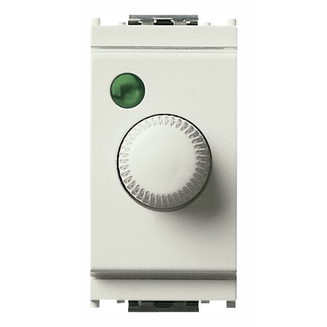 Vimar Idea 16563 Dimmer, 230V, 100-500W, Resistive Load, Turn/Push Button — Quality Boat Parts