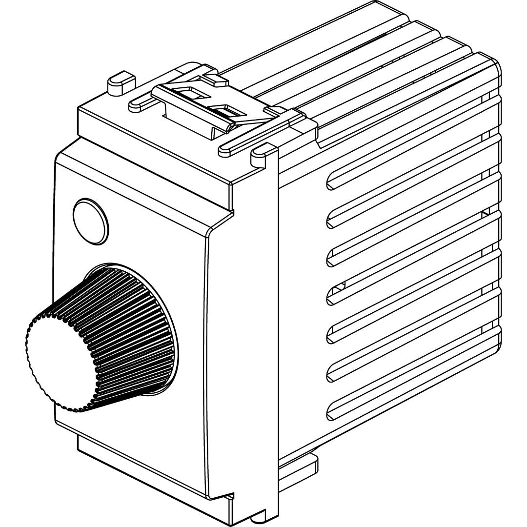 Vimar Idea 16563 Dimmer, 230V, 100-500W, Resistive Load, Turn/Push Button — Quality Boat Parts