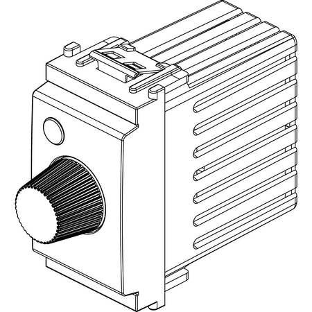 Vimar Idea 16563 Dimmer, 230V, 100-500W, Resistive Load, Turn/Push Button — Quality Boat Parts