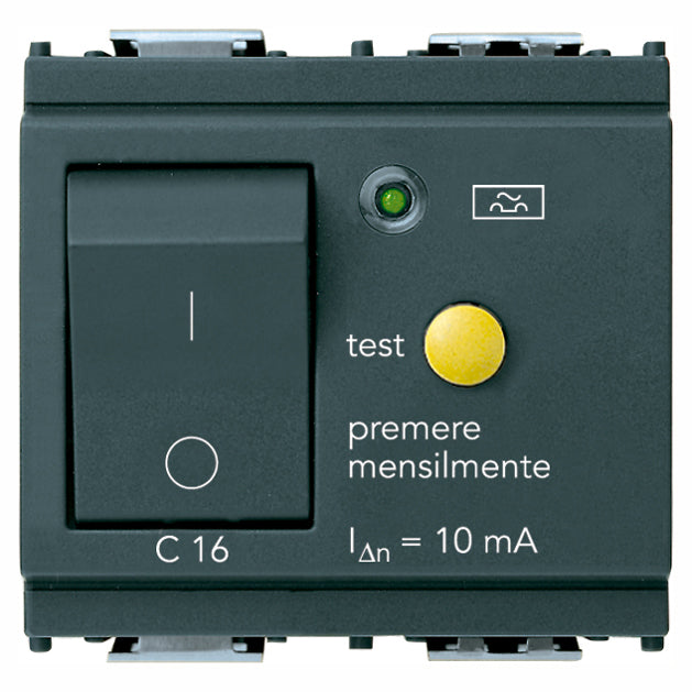 Vimar Idea RCBO Circuit Breaker, 1P+N, 120-230V, 50-60Hz, IP40, 2 Modules — Quality Boat Parts