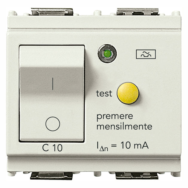Vimar Idea RCBO Circuit Breaker, 1P+N, 120-230V, 50-60Hz, IP40, 2 Modules — Quality Boat Parts