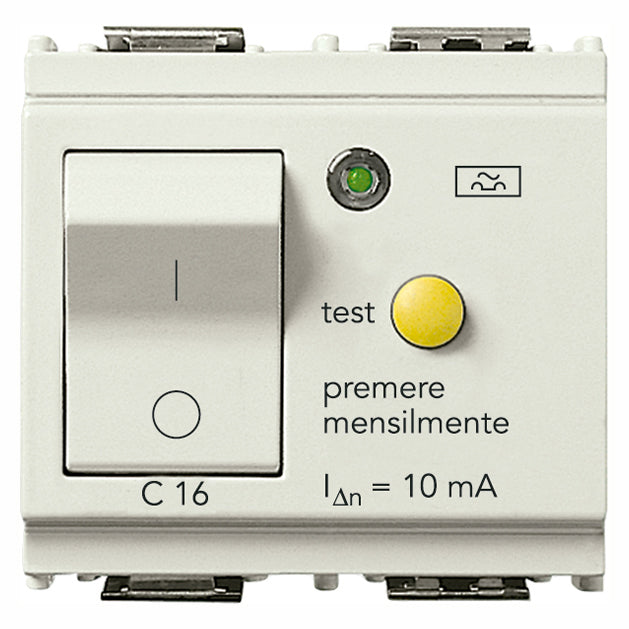 Vimar Idea RCBO Circuit Breaker, 1P+N, 120-230V, 50-60Hz, IP40, 2 Modules — Quality Boat Parts