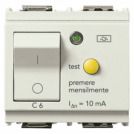 Vimar Idea RCBO Circuit Breaker, 1P+N, 120-230V, 50-60Hz, IP40, 2 Modules — Quality Boat Parts
