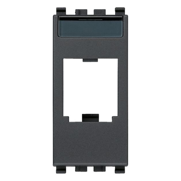 Vimar Eikon MINI-COM Panduit Adaptor, 22.3 x 49 x 20.5 mm, Label Space — Quality Boat Parts