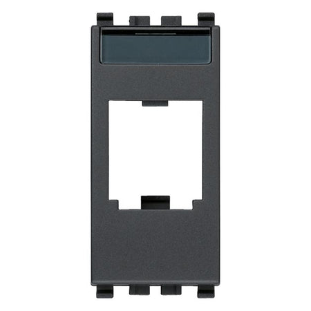 Vimar Eikon MINI-COM Panduit Adaptor, 22.3 x 49 x 20.5 mm, Label Space — Quality Boat Parts
