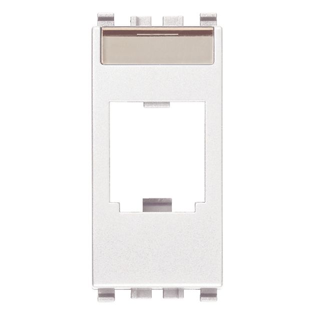 Vimar Eikon MINI-COM Panduit Adaptor, 22.3 x 49 x 20.5 mm, Label Space — Quality Boat Parts