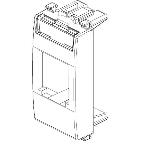 Vimar Eikon MINI-COM Panduit Adaptor, 22.3 x 49 x 20.5 mm, Label Space — Quality Boat Parts