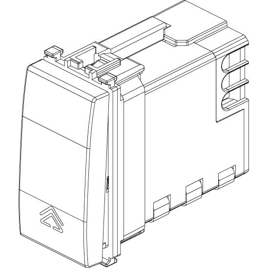 Vimar Eikon Master Dimmer, 120-230V, 40-800W, NO Push Button Control, TRIAC — Quality Boat Parts