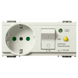 Vimar Idea SICURY P30 C16 RCBO Socket Outlet, 16A 250V, 10mA, 4 Modules — Quality Boat Parts
