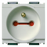 Vimar Idea SICURY Locking 2P+E French Outlet, 16A 250V, IP20, 2-Module — Quality Boat Parts