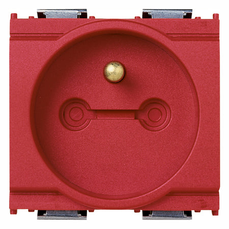 Vimar Idea SICURY Locking 2P+E French Outlet, 16A 250V, IP20, 2-Module — Quality Boat Parts