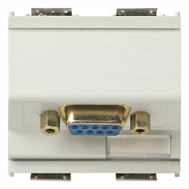 Vimar Idea 9-Pin SUB-D Socket Connector, Solder, 2 Modules, IP20 — Quality Boat Parts