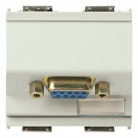 Vimar Idea 9-Pin SUB-D Socket Connector, Solder, 2 Modules, IP20 — Quality Boat Parts