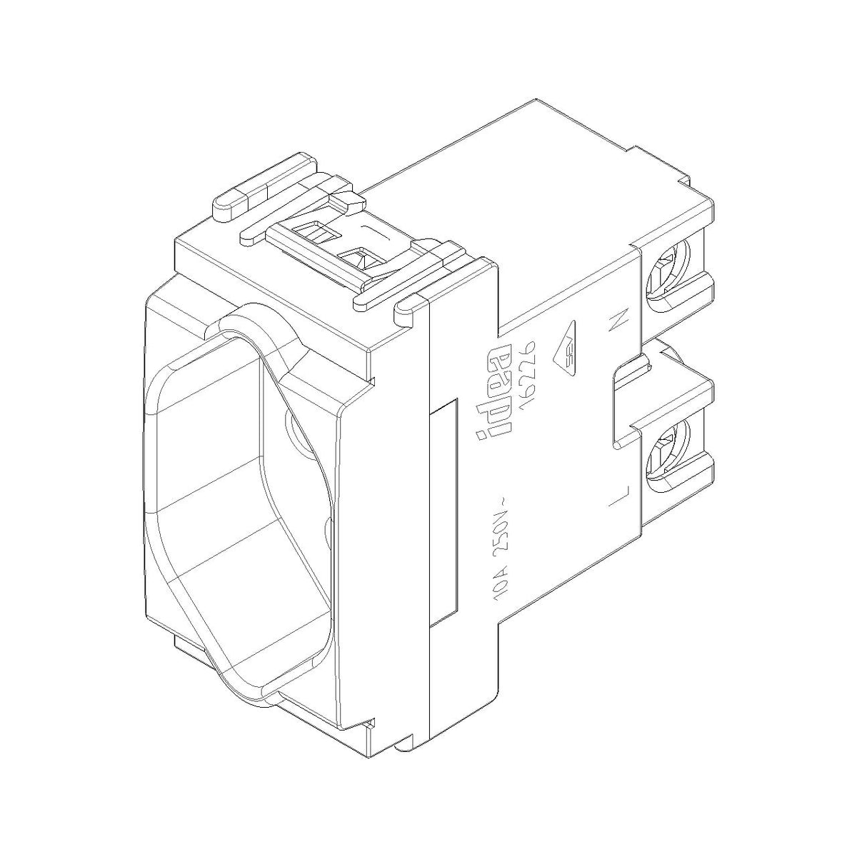 Vimar Idea Swiss Type 13 Socket Outlet, 2P+E, 10A 250V, IP20 — Quality Boat Parts