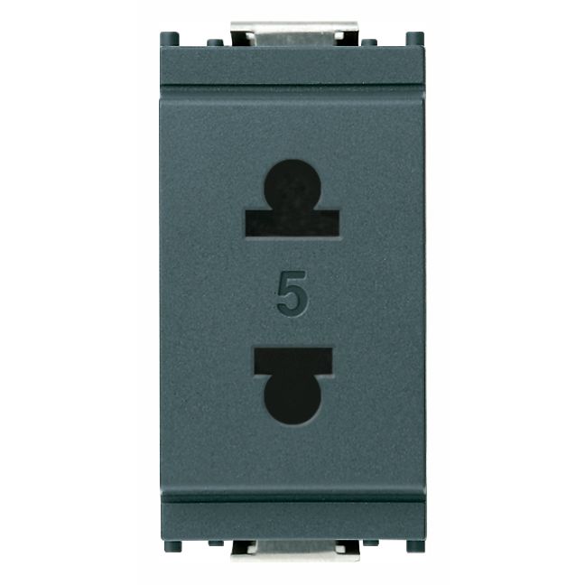 Vimar Idea 2P USA+EU Socket Outlet, 250V, IP20, Flush Mount, Screw Terminal — Quality Boat Parts