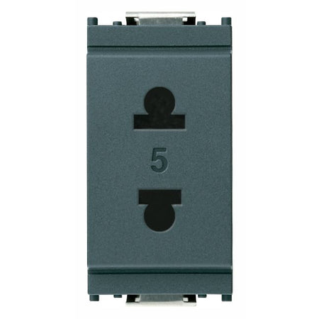 Vimar Idea 2P USA+EU Socket Outlet, 250V, IP20, Flush Mount, Screw Terminal — Quality Boat Parts