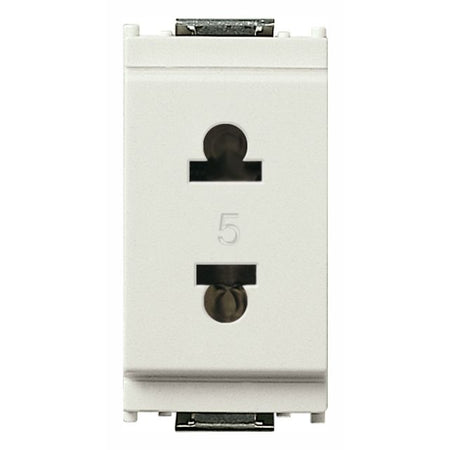 Vimar Idea 2P USA+EU Socket Outlet, 250V, IP20, Flush Mount, Screw Terminal — Quality Boat Parts