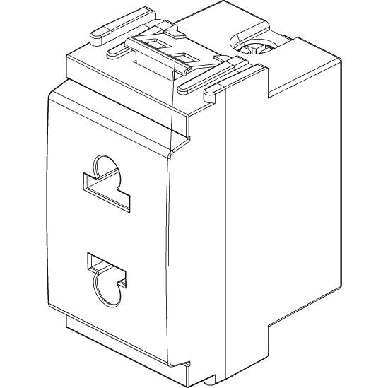 Vimar Idea 2P USA+EU Socket Outlet, 250V, IP20, Flush Mount, Screw Terminal — Quality Boat Parts