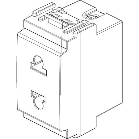 Vimar Idea 2P USA+EU Socket Outlet, 250V, IP20, Flush Mount, Screw Terminal — Quality Boat Parts