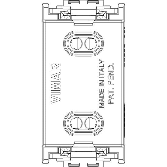 Vimar Idea 2P USA+EU Socket Outlet, 250V, IP20, Flush Mount, Screw Terminal — Quality Boat Parts