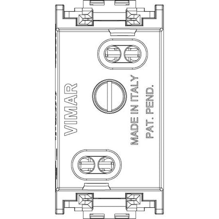 Vimar Idea Bell, 230V 50-60Hz, 8 VA, IP30, Flush-Mounted, 1 Module — Quality Boat Parts