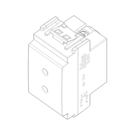 Vimar Idea 2P 6A 24V SELV Socket Outlet, For Plug 01620, 3 mm Pins, 12.4 mm Spacing — Quality Boat Parts