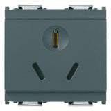 Vimar Idea SICURY Chinese Standard Socket Outlet, 2P+E, 16A 250V, 2 Modules, IP20 — Quality Boat Parts