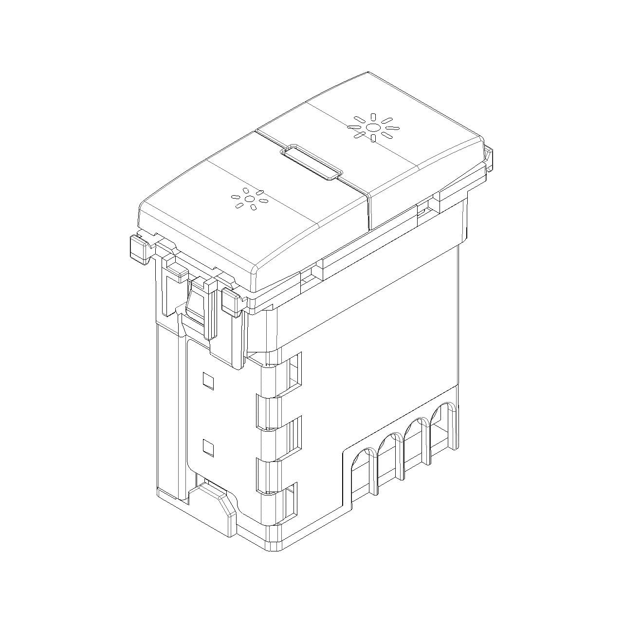 Vimar Eikon Universal MASTER Dimmer, Phase-Cutting, 3-200 W LED — Quality Boat Parts