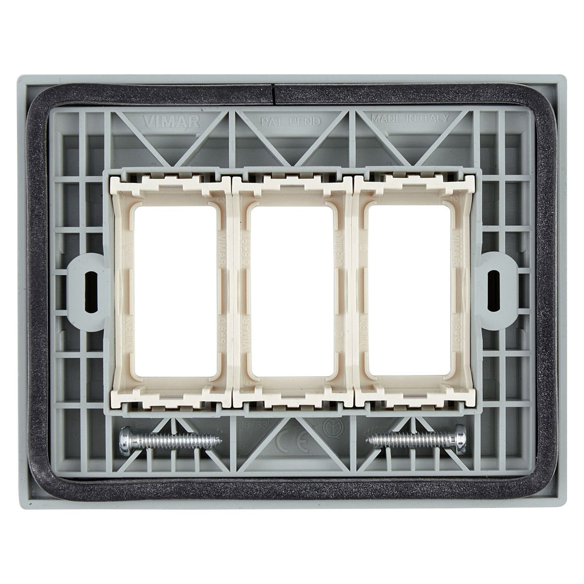 Vimar Idea/8000 IP55 Cover, 3-Module, 3 Adaptors Included — Quality Boat Parts