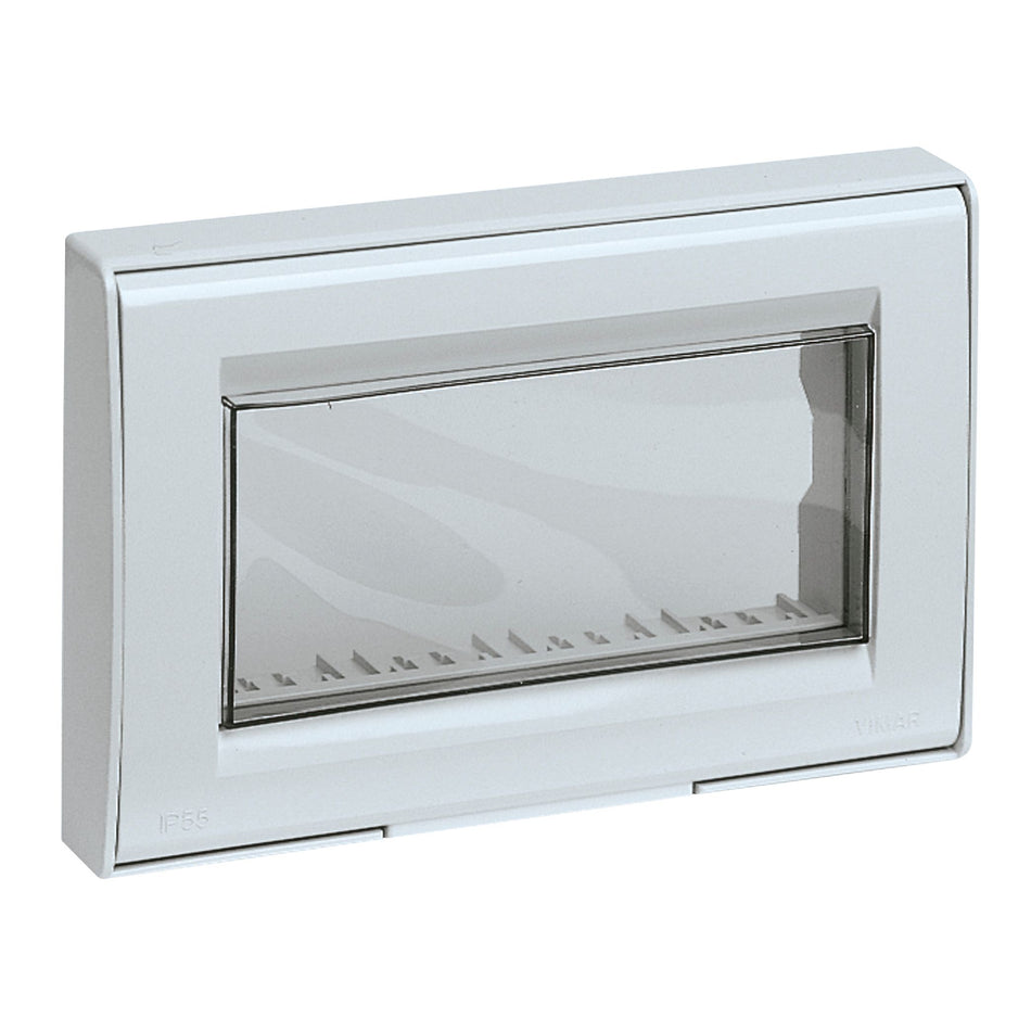 Vimar Idea/8000 4-Module IP55 Cover, 4 Adaptors for 8000 Standard Modules — Quality Boat Parts