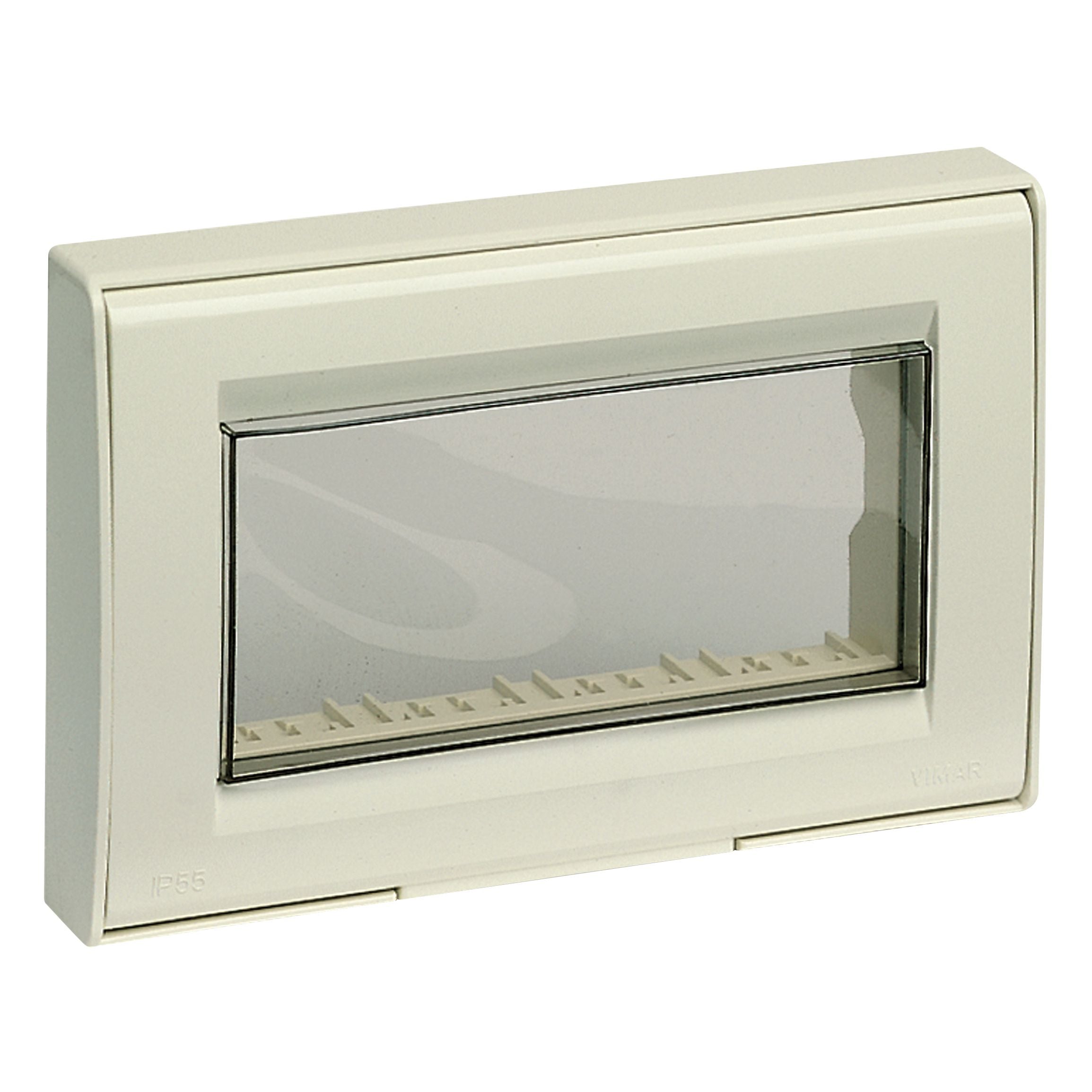 Vimar Idea/8000 4-Module IP55 Cover, 4 Adaptors for 8000 Standard Modules — Quality Boat Parts