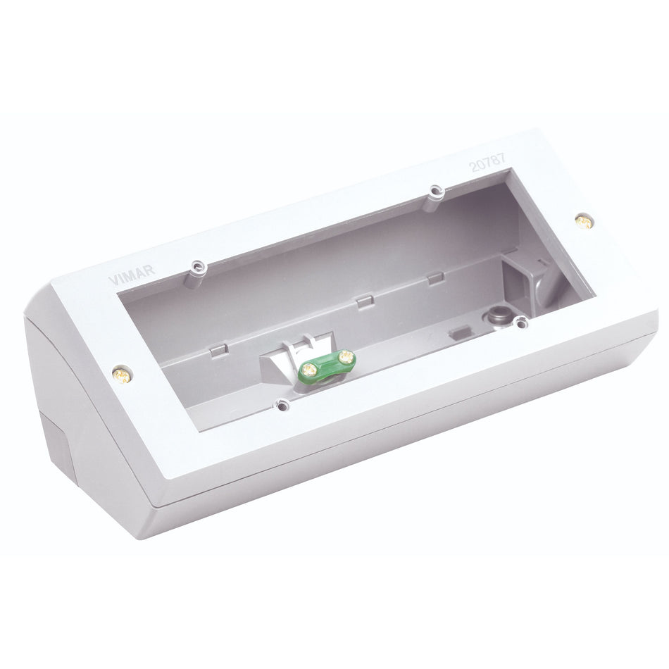 Vimar Eikon Table Mounting Box, 7-Module, Horizontal, IP20 — Quality Boat Parts