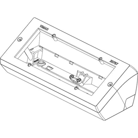 Vimar Eikon Table Mounting Box, 7-Module, Horizontal, IP20 — Quality Boat Parts