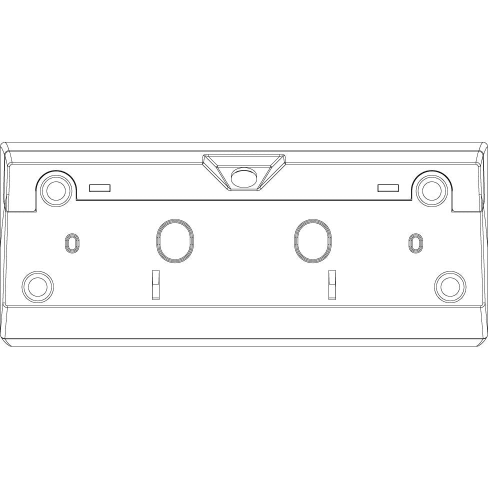 Vimar Eikon Table Mounting Box, 7-Module, Horizontal, IP20 — Quality Boat Parts