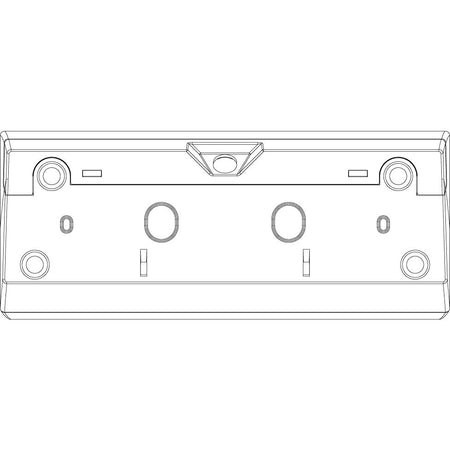 Vimar Eikon Table Mounting Box, 7-Module, Horizontal, IP20 — Quality Boat Parts