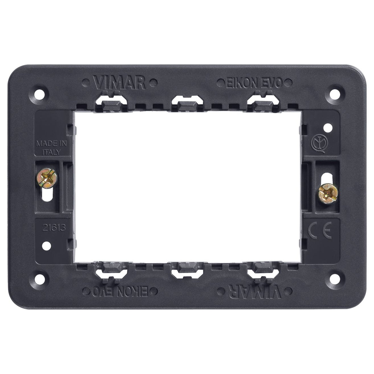 Vimar Eikon Mounting Frame and Protection Cover, 3-Module — Quality Boat Parts