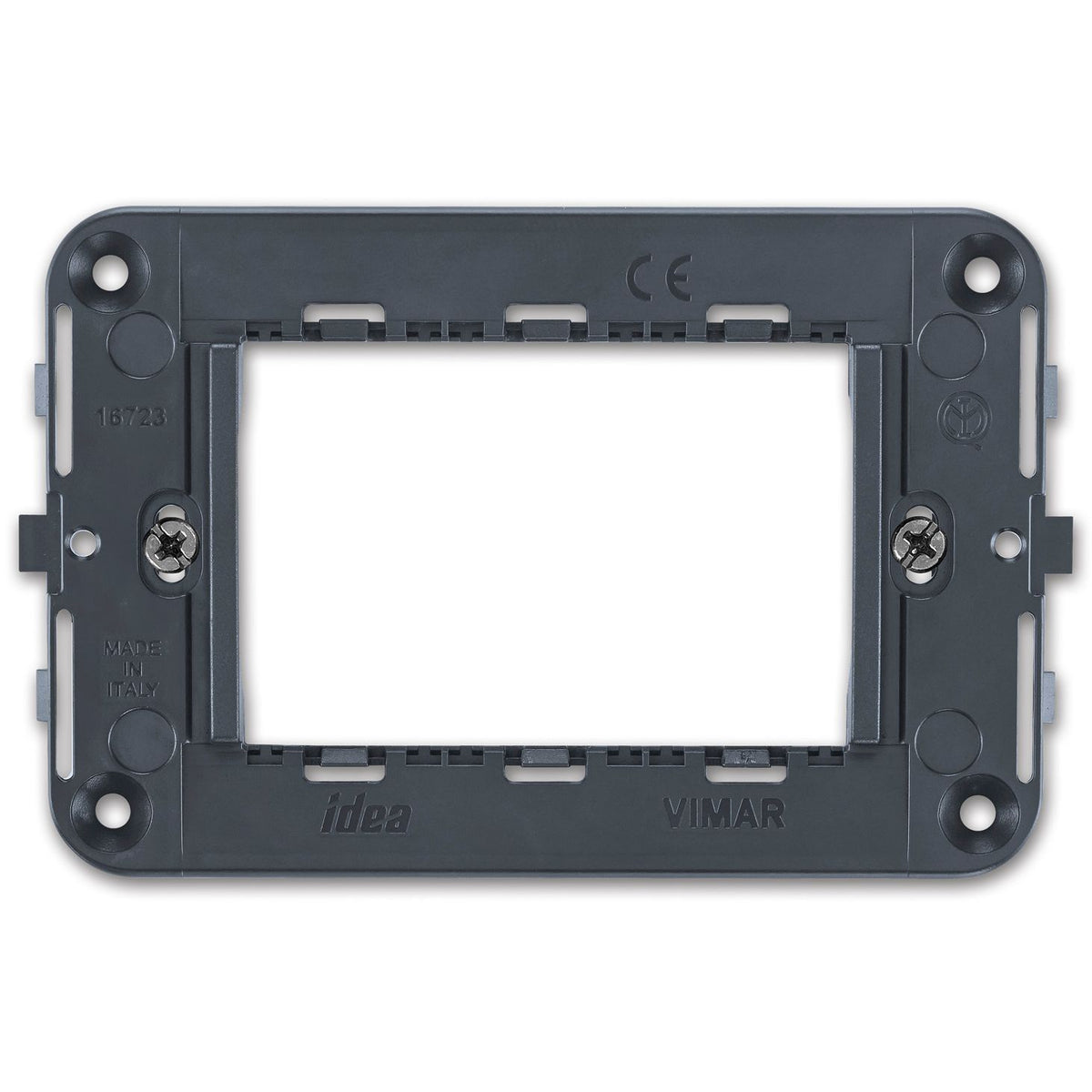 Vimar Idea 3-Module Mounting Frame, For 2-Module Arké Devices, For Idea Cover Plates, For 3-Module Mounting Boxes — Quality Boat Parts