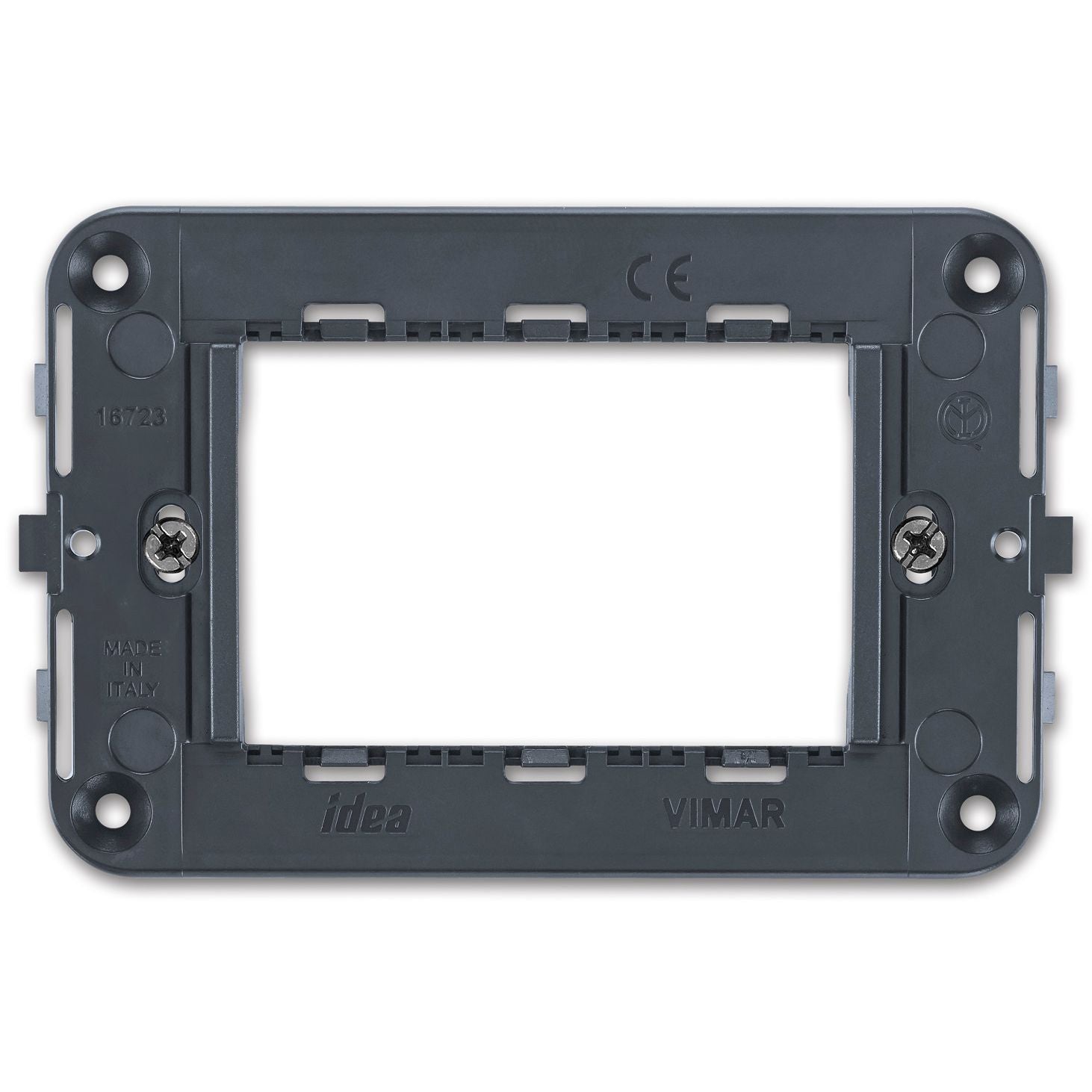 Vimar Idea 3-Module Mounting Frame, For 2-Module Arké Devices, For Idea Cover Plates, For 3-Module Mounting Boxes — Quality Boat Parts