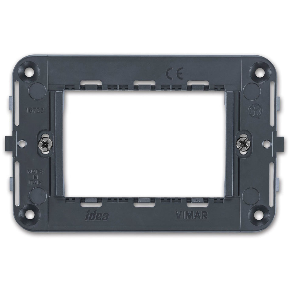 Vimar Idea 3-Module Mounting Frame, For 2-Module Arké Devices, For Idea Cover Plates, For 3-Module Mounting Boxes — Quality Boat Parts