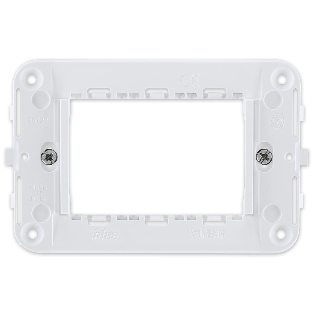 Vimar Idea 3-Module Mounting Frame, For 2-Module Arké Devices, For Idea Cover Plates, For 3-Module Mounting Boxes — Quality Boat Parts