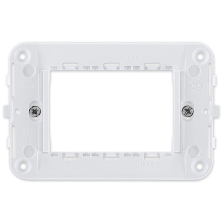 Vimar Idea 3-Module Mounting Frame, For 2-Module Arké Devices, For Idea Cover Plates, For 3-Module Mounting Boxes — Quality Boat Parts