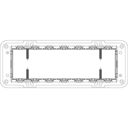 Vimar Eikon Mounting Frame and Protection Cover, 7M — Quality Boat Parts