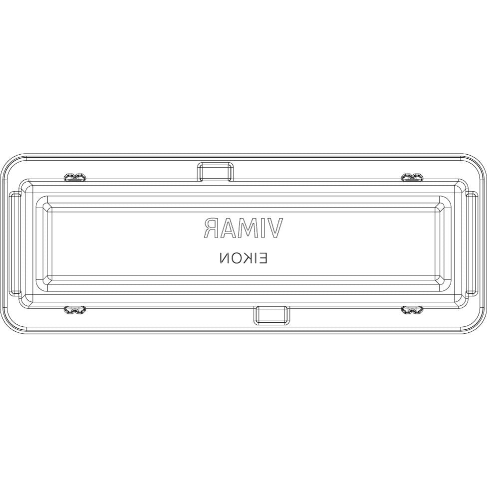 Vimar Eikon Mounting Frame and Protection Cover, 7M — Quality Boat Parts