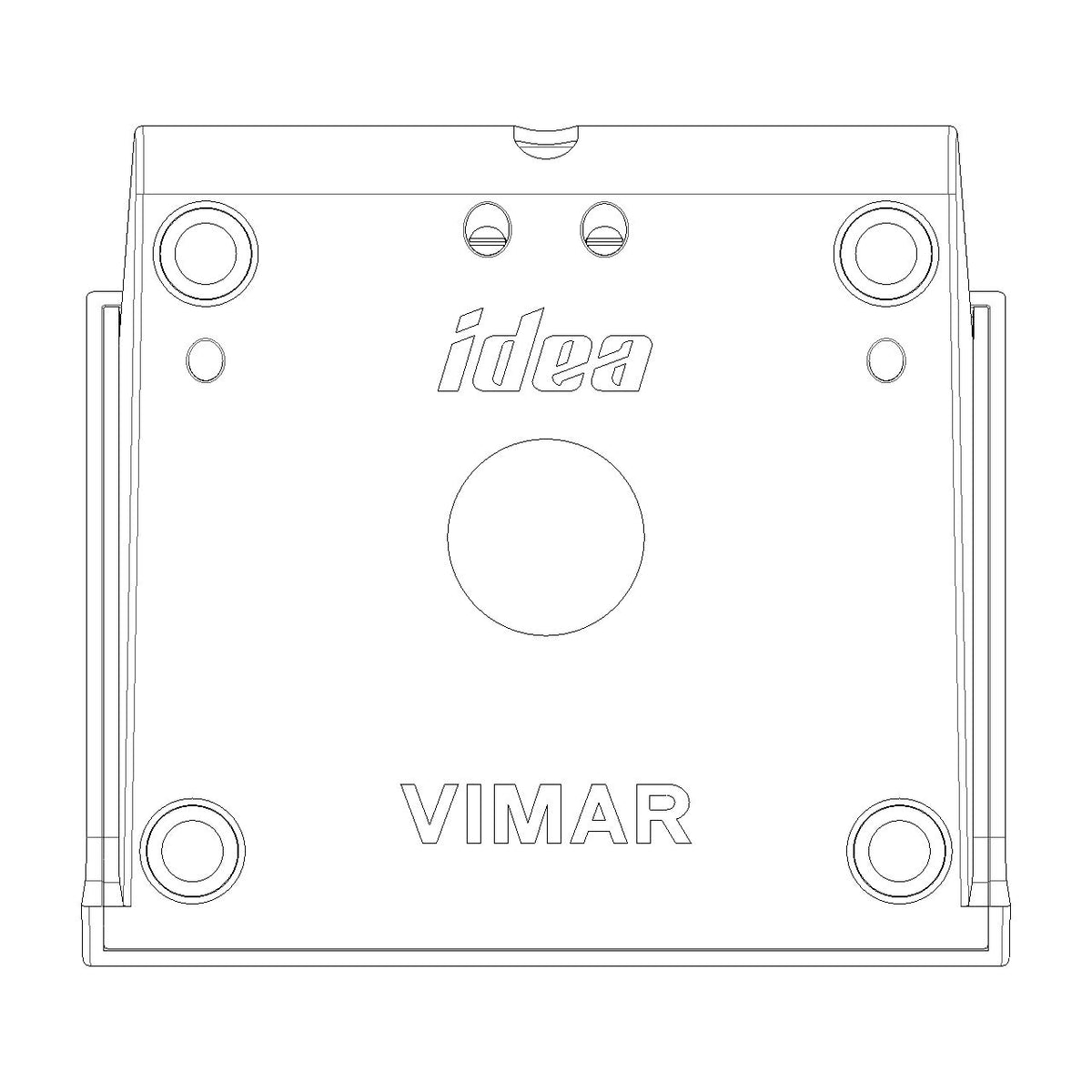 Vimar Idea 3-Module Table Mounting Box, For Classica Cover Plate, IP20 — Quality Boat Parts