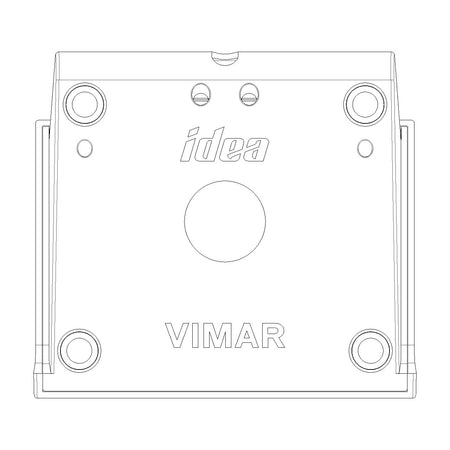Vimar Idea 3-Module Table Mounting Box, For Classica Cover Plate, IP20 — Quality Boat Parts