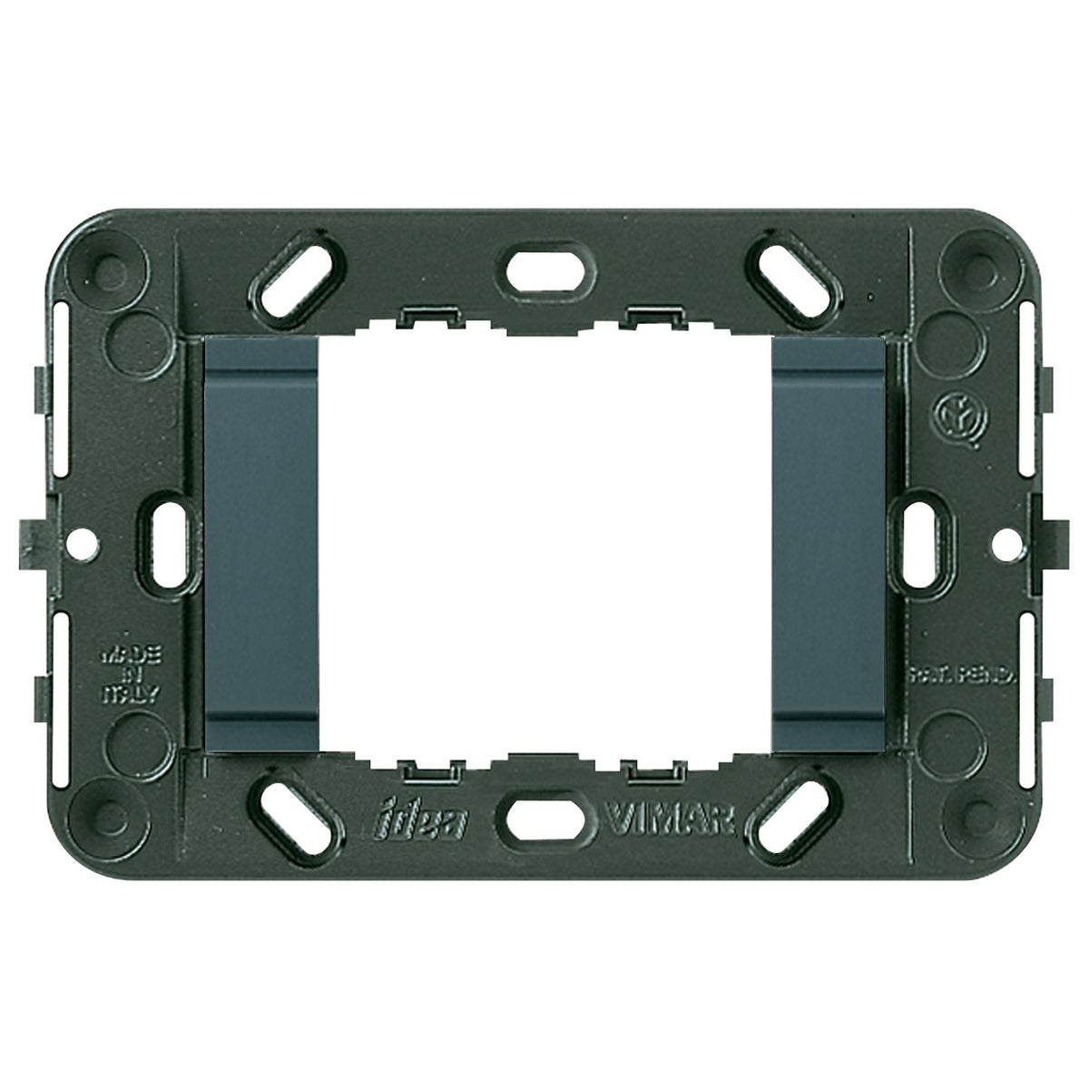 Vimar Idea 2-Module Mounting Frame, For 3-Module Boxes, 60 mm Fixing Centres, Without Screws — Quality Boat Parts