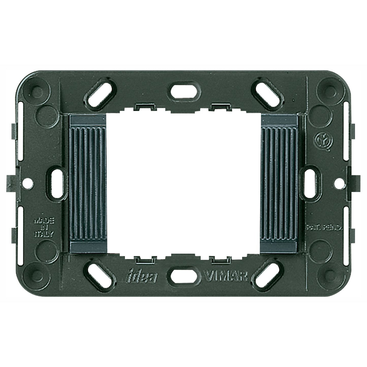 Vimar Idea 2-Module Mounting Frame, For 3-Module Boxes, 60 mm Fixing Centres, Without Screws — Quality Boat Parts